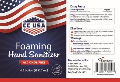 1892.7 mL Half Gallon Label (0.5 Gal Foaming Hs Label)
